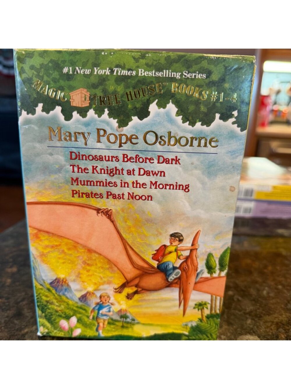 Magic Tree House Books 1-4 Set By Mary Pope Osborne Adventure Paperback Collecti
